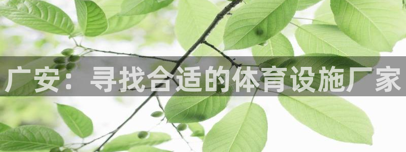 意昂体育3平台APP：广安：寻找合适的体育设施厂家